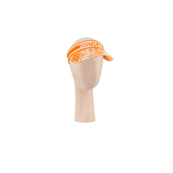 Women Toile de Jouy Sauvage Visor - Orange