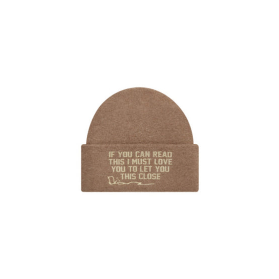 Men CACTUS JACK DIOR Beanie - Fantaisie Fond Beige