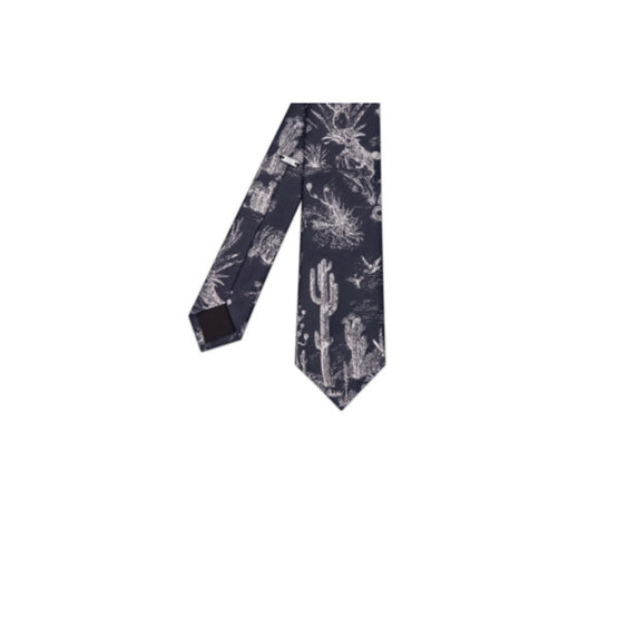 Men CACTUS JACK DIOR Tie - Fantaisie Fond Bleu
