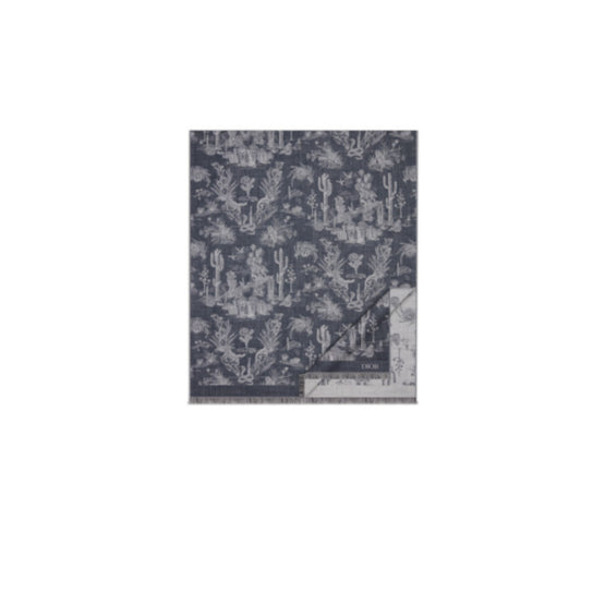 Men CACTUS JACK DIOR Stole - Fantaisie Fond Bleu