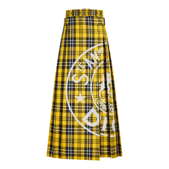Women Skirt - Fantaisie Jaune/Orange