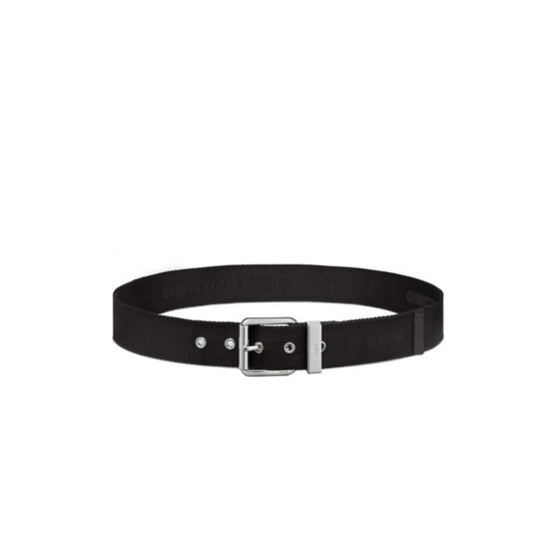 Men Casual Belt 35mm CD Jacquard - Noir