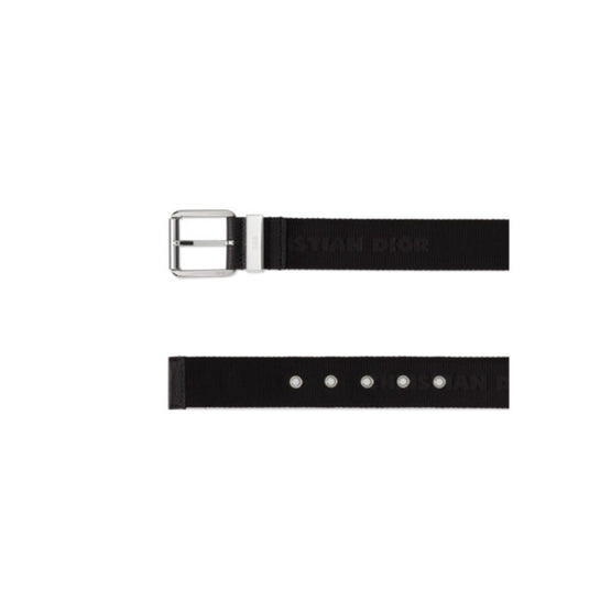 Men Casual Belt 35mm CD Jacquard - Noir