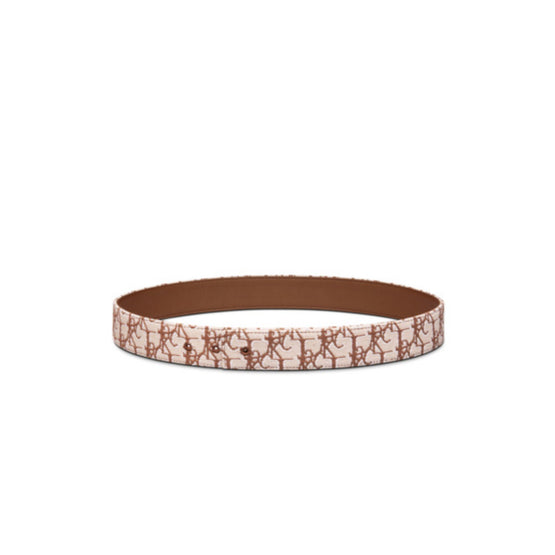 Men Strap 35mm CJ Oblique Jacquard - Marron Multi