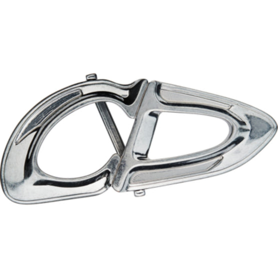 Men CD Buckle 35mm Brass - Silver