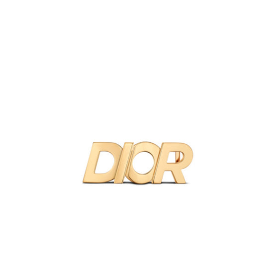 Men Dior Italic Buckle 35mm Brass - Gold Metal