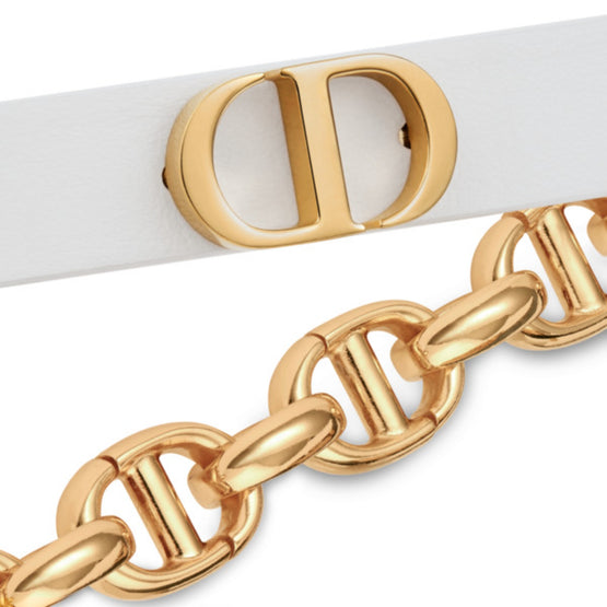 Women Dior Caro Belt - Blanc