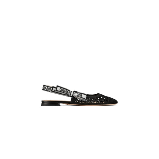Women Dior & Moi Slingback Ballerina Flat - Noir