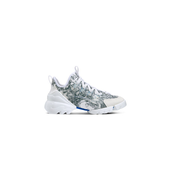 Women D-Connect Sneaker - White & Deep Blue