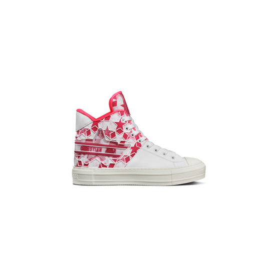 Women Walk'n'Dior Star Sneaker - White & Fuchsia