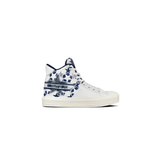 Women Walk'n'Dior Star Sneaker - White & Deep Blue