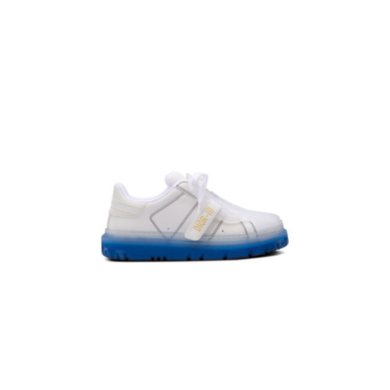 Women Dior-ID Sneaker - White & Deep Blue