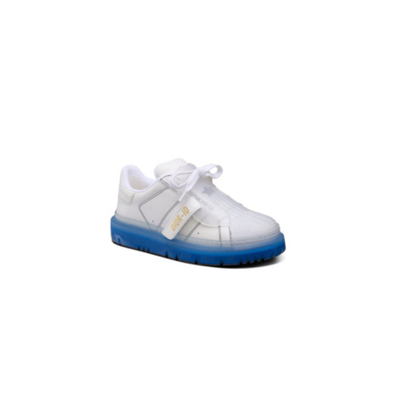 Women Dior-ID Sneaker - White & Deep Blue