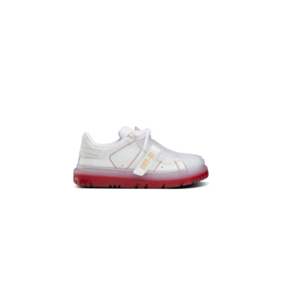 Women Dior-ID Sneaker - White & Spicy Red