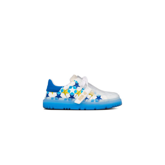 Women Dior-ID Sneaker - Deep Blue & Multicolor