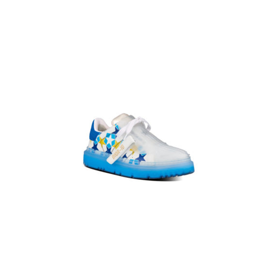 Women Dior-ID Sneaker - Deep Blue & Multicolor