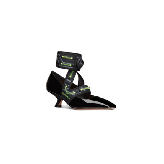 Women Dior 62-22 Pump - Black & Black
