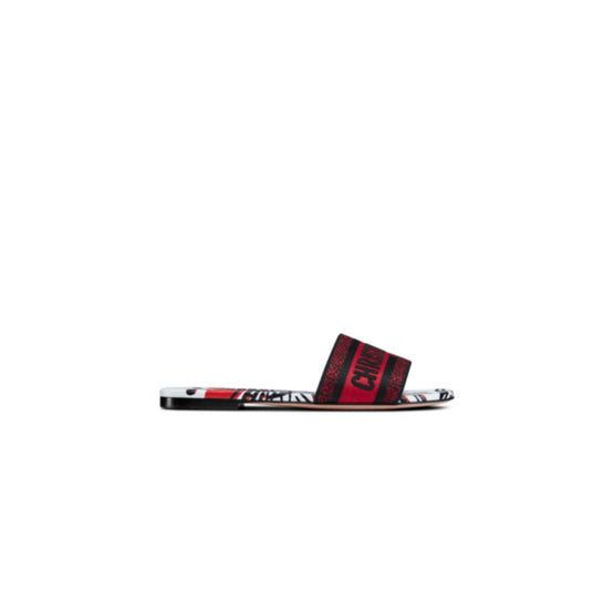 Women Dway Slide - Black & Red