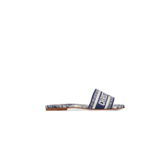 Women Dway Slide - Blue & Off White