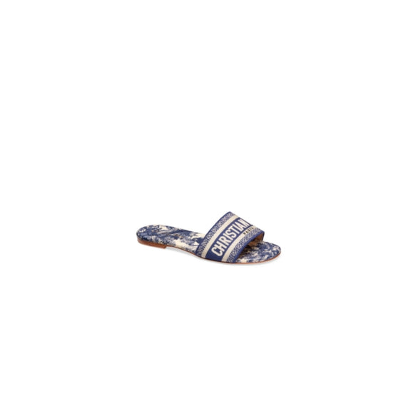 Women Dway Slide - Blue & Off White