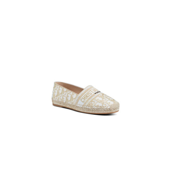 Women Dior Granville Espadrille - Pale Gold