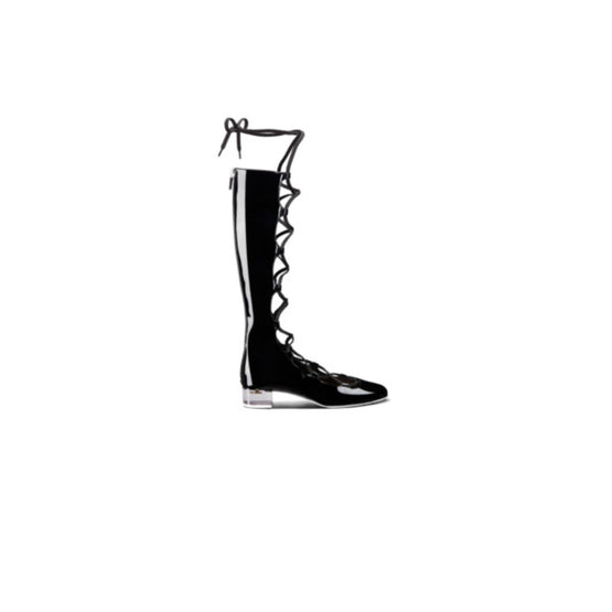 Women Dior Arty Lace-Up Boot - Noir