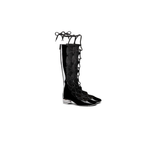 Women Dior Arty Lace-Up Boot - Noir
