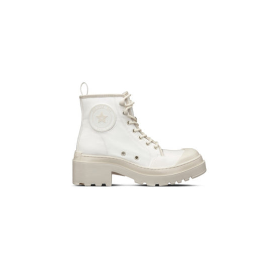 Women D-Rise Ankle Boot - White & White