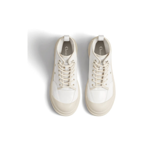 Women D-Rise Ankle Boot - White & White