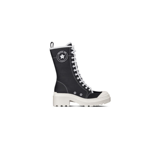 Women D-Rise Boot - Black & White