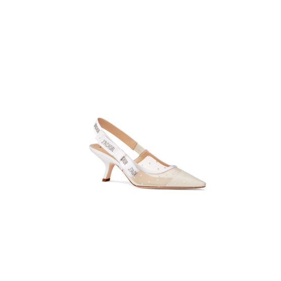Women J'Adior Slingback Pump - White