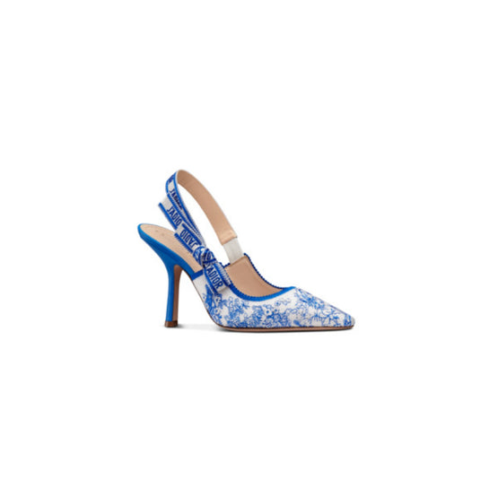 Women J'Adior Slingback Pump - White & Blue