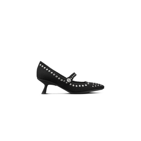 Women D-Clash Pump - Black & Silver