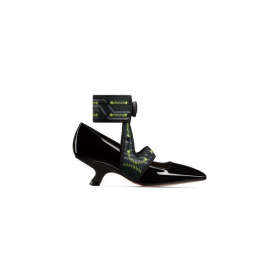 Women Dior 62-22 Pump - Black & Black