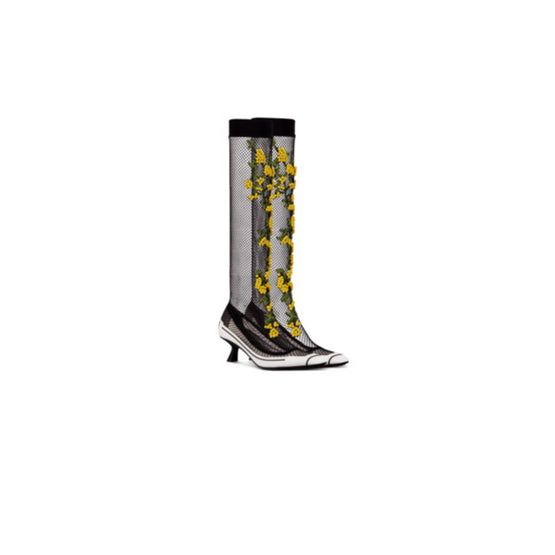 Women D-Motion Pump - Black & Yellow