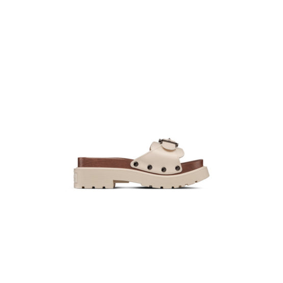 Women Diorquake Strap Slide - Off White & Off White