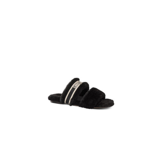 Women Dior Chez Moi Slide - Black & Off White
