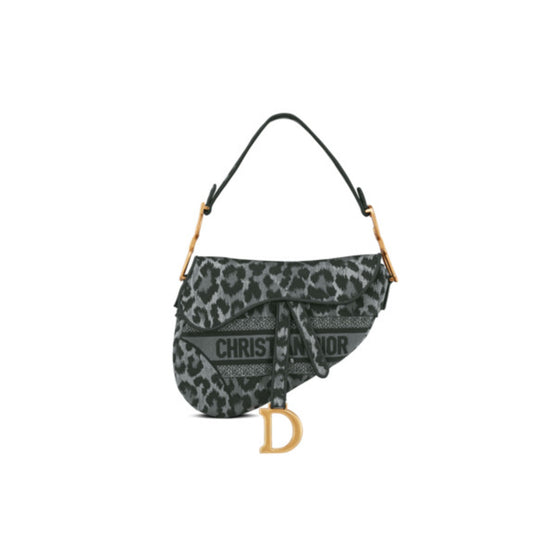 Women Saddle Bag - Gris/Noir