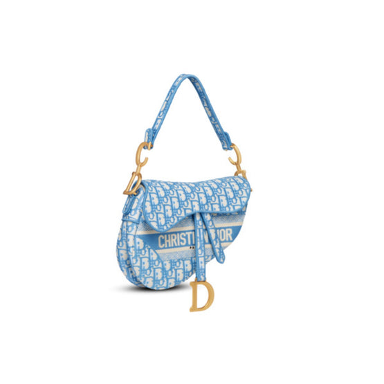 Women Saddle Bag - Turquoise/Multicolor