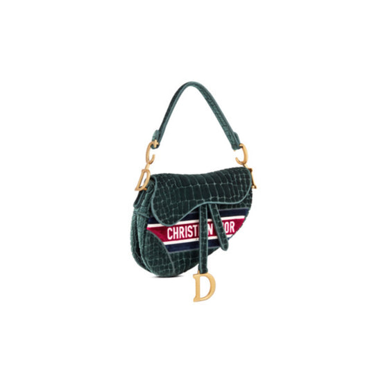 Women Saddle Bag - Vert/Multicolor