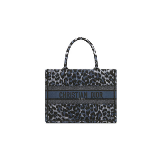 Women Medium Dior Book Tote - Blue/Multicolor 2