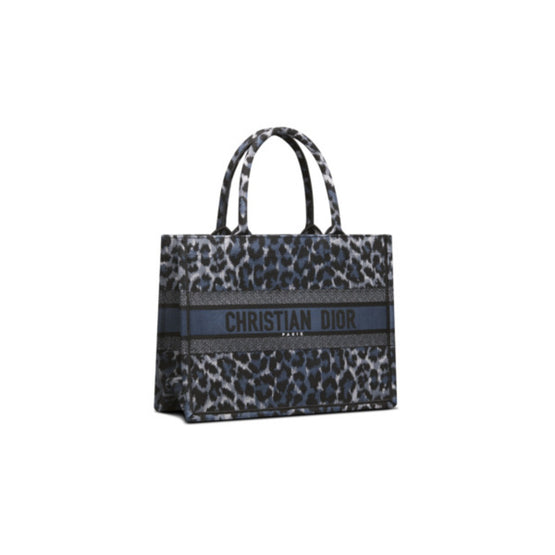 Women Medium Dior Book Tote - Blue/Multicolor 2