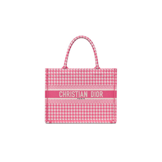 Women Medium Dior Book Tote - Fuchsia Multi
