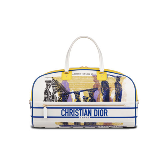 Women Large Dior Vibe Zip Bowling Bag - Multicolore