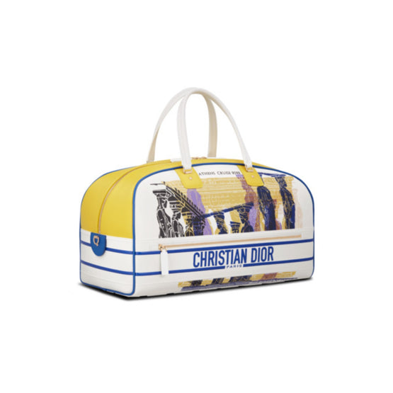 Women Large Dior Vibe Zip Bowling Bag - Multicolore