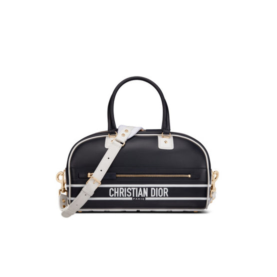 Women Medium Dior Vibe Zip Bowling Bag - Bleu/Multicolor