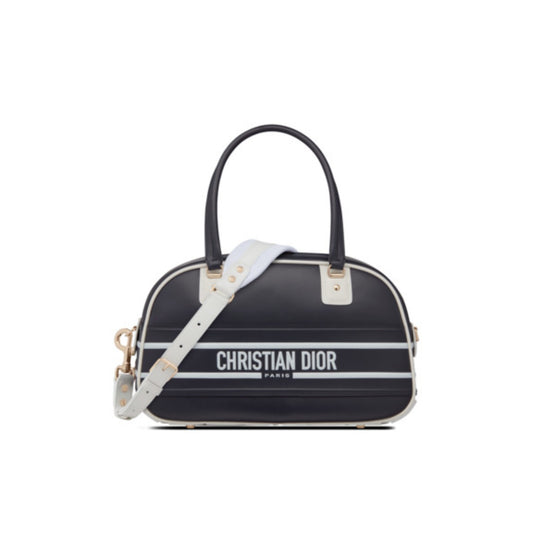 Women Medium Dior Vibe Classic Bowling Bag - Bleu/Multicolor