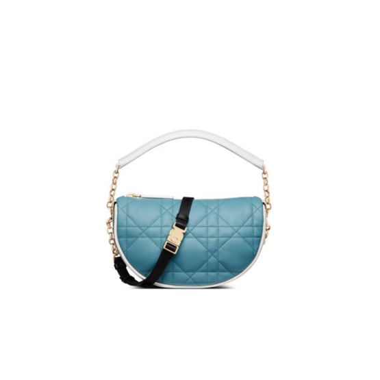Women Small Dior Vibe Hobo Bag - Blue/Multicolor 2