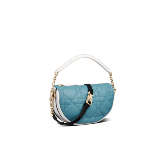 Women Small Dior Vibe Hobo Bag - Blue/Multicolor 2