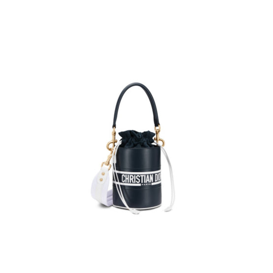 Women Small Dior Vibe Bucket Bag - Bleu/Multicolor